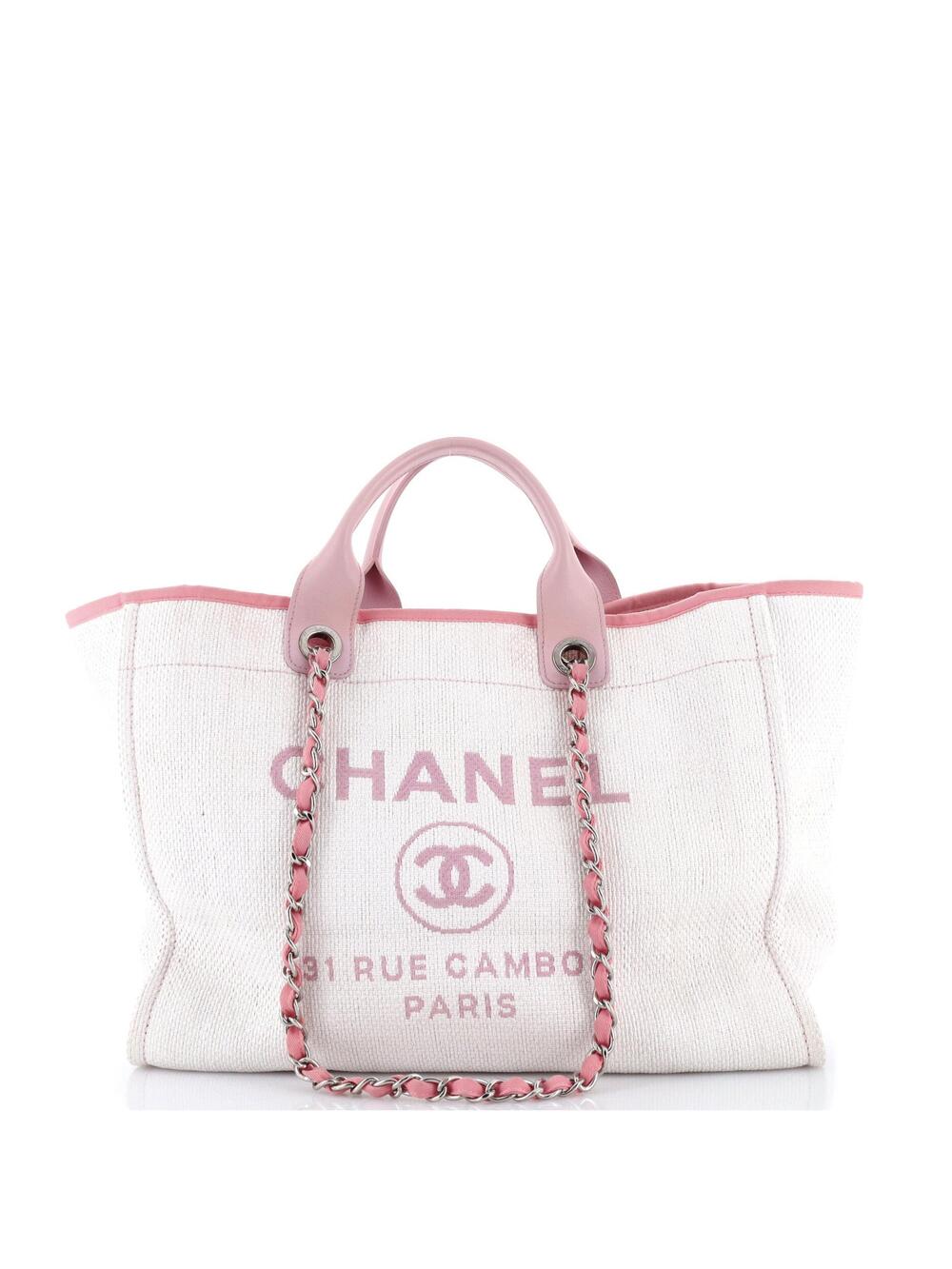 Chanel Deauville Tote Raffia Medium #370895C31B